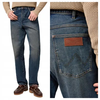 Obrázek produktu pro Wrangler | Frontier Straight, pánské džíny, modré, velikost W34 L34