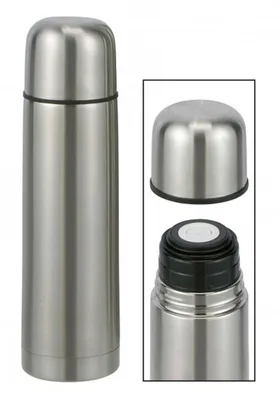 Produktbild von Edelstahl Isolierflasche Thermosflasche Thermoskanne 1,0 Liter