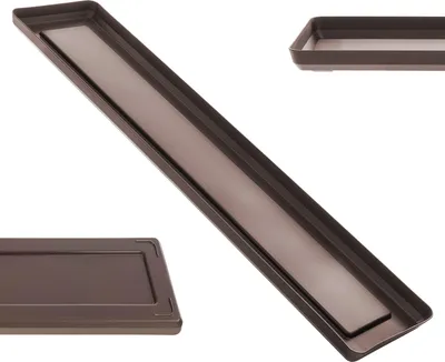 Zdjęcie produktu dla KADAX podstawka pod doniczkę 53,5 cm, prostokątna, mokka, tworzywo sztuczne