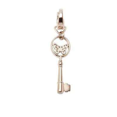 Produktbild von Fossil Anhänger Charms JF87632040 Schlüssel rose gold Schmetterling