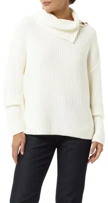 Produktbild von COMMA Rollkragenpullover mit Zierknöpfen