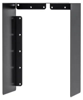 Immagine prodotto di Alberts 355265 Casetta per uccelli con tetto a U, cassetta nido in acciaio in nero opaco, nido per uccelli da appendere o in piedi, dimensioni 130 x 120 x 100 mm