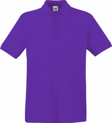 Produktbild von Fruit Of The Loom Premium Herren Polo-Shirt, Kurzarm BC1381 (3XL) (Violett)