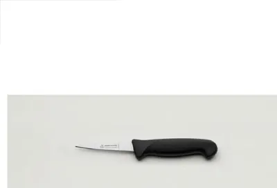 Produktbild von Kaninchenstechmesser Schlachtermesser Kunststoffgriff schwarz, 4" = 8,5 cm, Marsvogel Solingen