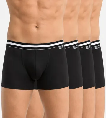 Image de Lot de 4 boxers Dim courts noirs ECODIM homme