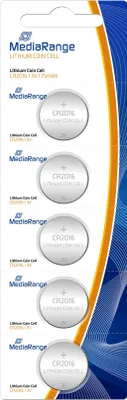 Produktbild von MediaRange MRBAT136, Einwegbatterie, CR2016, Lithium, 3 V, 5 Stück(e), 75 mAh