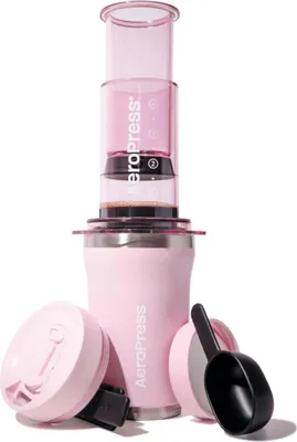 Produktbild von AeroPress Go Plus Travel System - Pink 15PLPK05