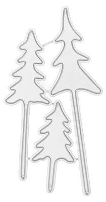 Produktbild von Weihnachtsbaum-Stanzformen, DIY-Metallbastelbedarf, Scrapbooking-Papierkarten-Ausschnitte, Dekorationszubehör