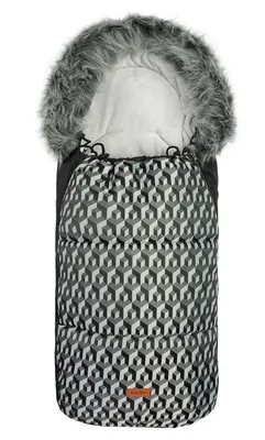 Produktbild von SENSILLO - Fusack Kinderwagen Winter - Auenstoff Wasserabweisend - 100x50cm - Knochen