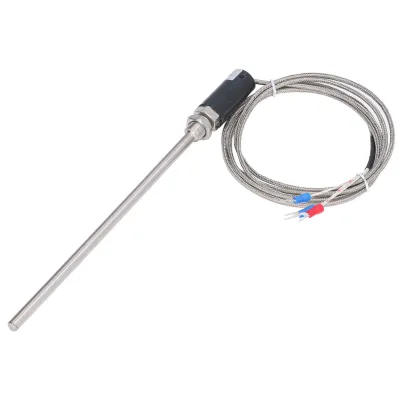 Obrázek produktu pro Snímač teploty,termočlánkový snímač PT100,termočlánková sonda,sonda teplotního snímače PT100,snímač se stíněným vodičem,teplotní převodník