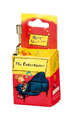 Produktbild von Fridolin mechanische Kurbelspieldose The Entertainer, Rizzy Nr. 59001