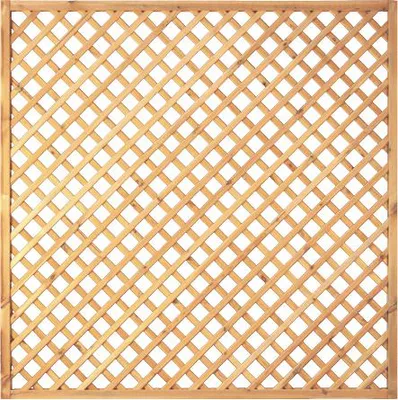 Produktbild von Zaun Hauptelement Diagonal-Rankzaun 180 x 180 cm druckimprägniert