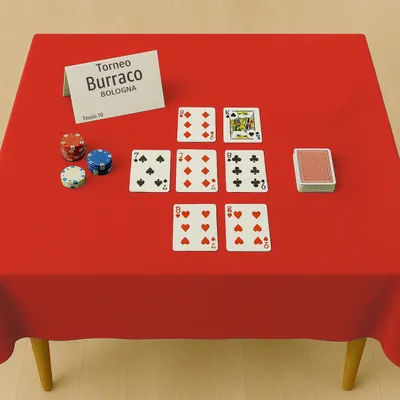 Produktbild von Byour3 - Rote Spielunterlage für Tische - Perfekt für Brettspiele