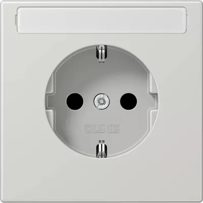 Produktbild von Jung LS1520NALG SCHUKO Steckdose mit Schrift für