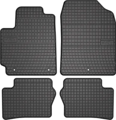 Productafbeelding van Rubberen automatten voor Kia Picanto III vanaf 2017 (hatchback) – 4-delig, zwart, op maat