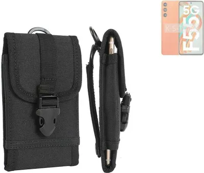 Produktbild von K-S-Trade Holster Handy Hülle kompatibel mit Samsung Galaxy F55 5G Holster Handytasche Gürtel Tasche Schutz Hülle Robust Outdoor schwarz