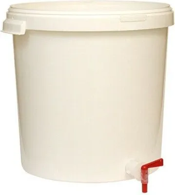 Produktbild von Browin Gärbehälter 30 L Mit Etikett Und Ablasshahn