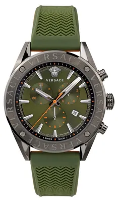 Produktbild von Versace Herren Uhr Armbanduhr Chronograph V-Chrono VEHB00319 Silikon