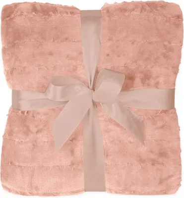 Immagine prodotto di Copriletto in microfibra 130x170 Nappa rosa jacquard Domarex