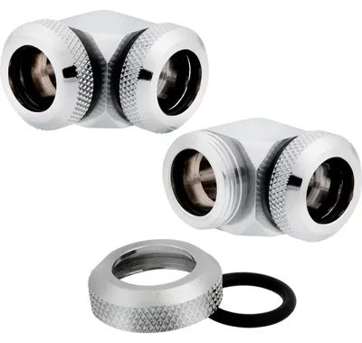 Produktbild von CORSAIR Fitting XF Hardline 90° 12mm gy | 2-pack