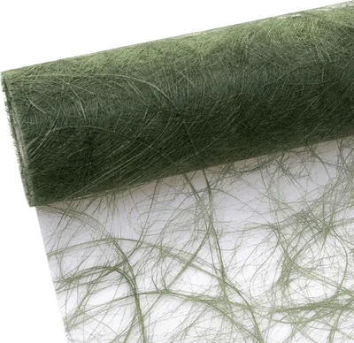 Produktbild von Sizoweb Tischläufer - olive/moosgrün - 30 cm - 25 m 64 029-R 300