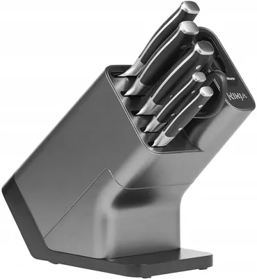 Produktbild von Messerset Ninja 6-teilig Edelstahl mit StaySharp-Block und Küchenschere