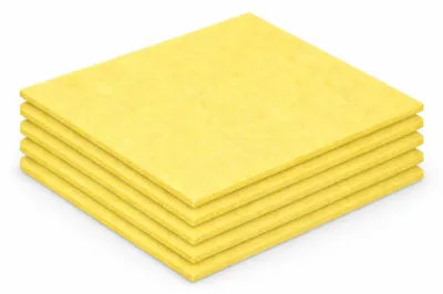 Produktbild von 5er Set Schwammtücher Gelb - Spültücher extrem saugstark - Putztücher - Wischtücher Allzweck Reinigungstuch - Schwammtuch für Küche Haushalt - Abwaschtuch - wiederverwendbare Küchentücher