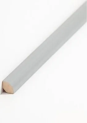 Produktbild von Viertelstableiste Fußleiste 12 x 12 x 2000 mm Grau zum Kleben, Schrauben & Nageln Massivholz Sockelleiste by PROVISTON 2 Meter | 1 Stück