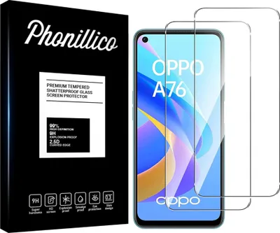 Immagine prodotto di Vetro temperato per OPPO A76 [2 pezzi] Pellicola protettiva dello schermo Antigraffio Vetro Resistente Phonillico®