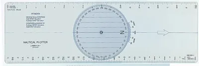 Produktbild von Kurslineal 2811 Nautischer Plotter Packung mit 10 Stück