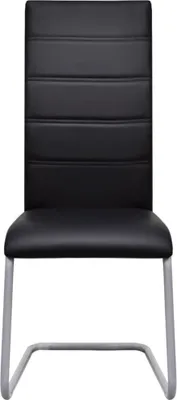 Obrázok produktu pre vidaXL Konzolová stolička 4 ks Čierna Imitácia kože