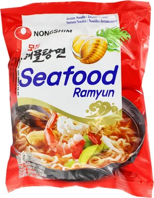 Produktbild von Nong Shim Seafood Ramyun Ramen Nudeln 125g