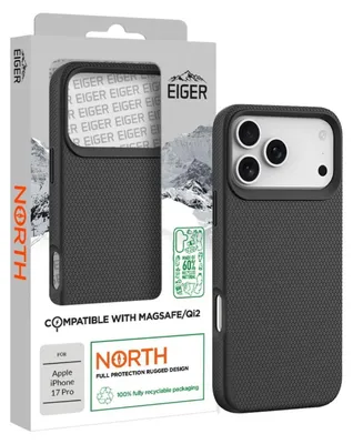 Immagine prodotto di Eiger COQUE RIGIDE NOIRE ULTRA-RENFORCÉE POLYCARBONATE*DROP-TEST 4 METRES* MAGSAFE POUR APPLE IPHONE 17 PRO - EIGER®