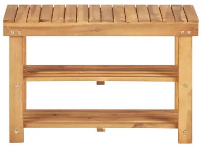 Produktbild von vidaXL Schuhregal 70 × 32 × 46 cm Massivholz Akazie