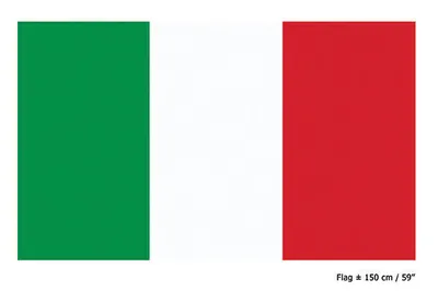 Produktbild von Italien Flagge Polyester ca. 90 x 150 cm