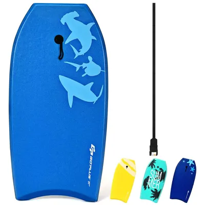 Produktbild von GOPLUS Surfboard Surfbrett Bodyboard Shortboard Schwimmbrett Farbwahl, Schwimmboard 83x47x5,5cm