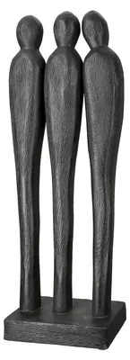 Imagen del producto de Escultura de Gilde, "3 personas", conjunto, madera de mango, color negro, unidad de venta: 2, longitud: 6,5 cm, anchura: 14 cm, altura: 36 cm. Código: 55806. Número de artículo: 4063387558065