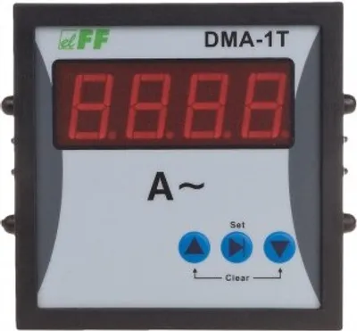 Immagine prodotto di Indicatore di corrente DMA-1T F&F da incasso, monofase 230 V CA, LED a 4 cifre