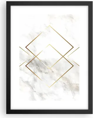 Produktbild von Gerahmtes Poster - Schwarzer Rahmen - Abstraktion modern - 30x40 cm - Wand Bild - Wanddeko - Wandbilder - Kunstposter - Wandposter - Bilderrahmen - Bilder - Kunstdruck - Wandbild - P2BPA30x40-4022