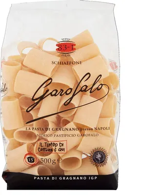 Produktbild von 10x Schiaffoni No. 83-1 Neapolitanische Hartweizengrieß Packung mit 500g Pasta IGP + Italian Gourmet polpa 400g