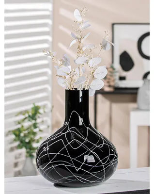 Produktbild von GILDE Vase Uderzo Spinnenweben, 52904