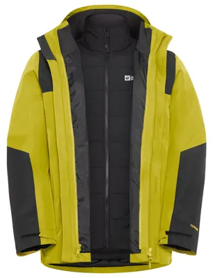 Produktbild von Jack Wolfskin Herren Jasper 3in1 Jacke chartreuse L