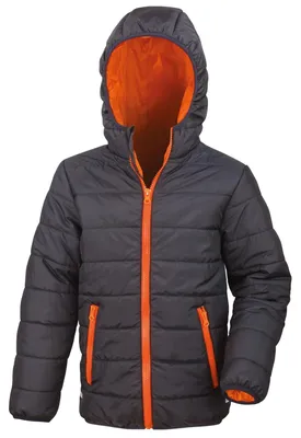 Produktbild von Result Core - Steppjacke für Kinder FK1226 (116) (Schwarz/Orange)