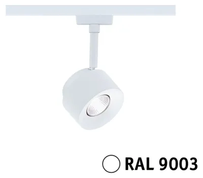 Produktbild von URail Schienenspot Pane   680lm 7,4W 4000K dimmbar 230V Signalweiß