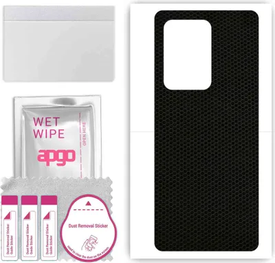 Produktbild von apgo Rückseite Schutzfolie, Skin, kompatibel mit Meizu 18 Pro, Hinten Displayschutzfolie aus Vinylfolie, kratzfest, einfache Montage - Matrix