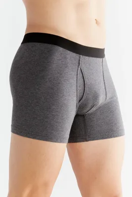 Produktbild von Bio-Baumwoll-Herren Boxershorts mit Eingriff - 3er Pack