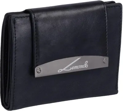 Produktbild von Leder Damenbörse LEMONDO, schwarz