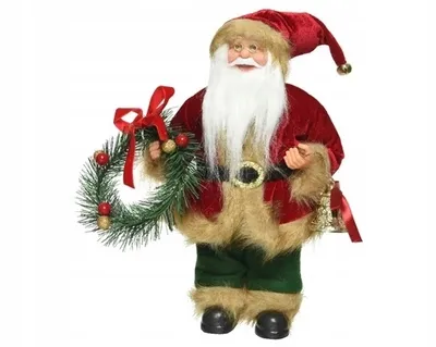 Imagen del producto de Papá Noel, figura navideña, color rojo, 45 cm