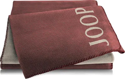 Immagine prodotto di JOOP! TOUCH Plaid / Coperta Rosso-Naturale 220 x 240 cm