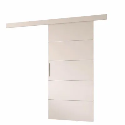 Productafbeelding van MINIO – Schuifdeur "CLEAN B" met een breedte van 86 cm, in de kleur kasjmierbeige, AI-gegenereerde afbeelding